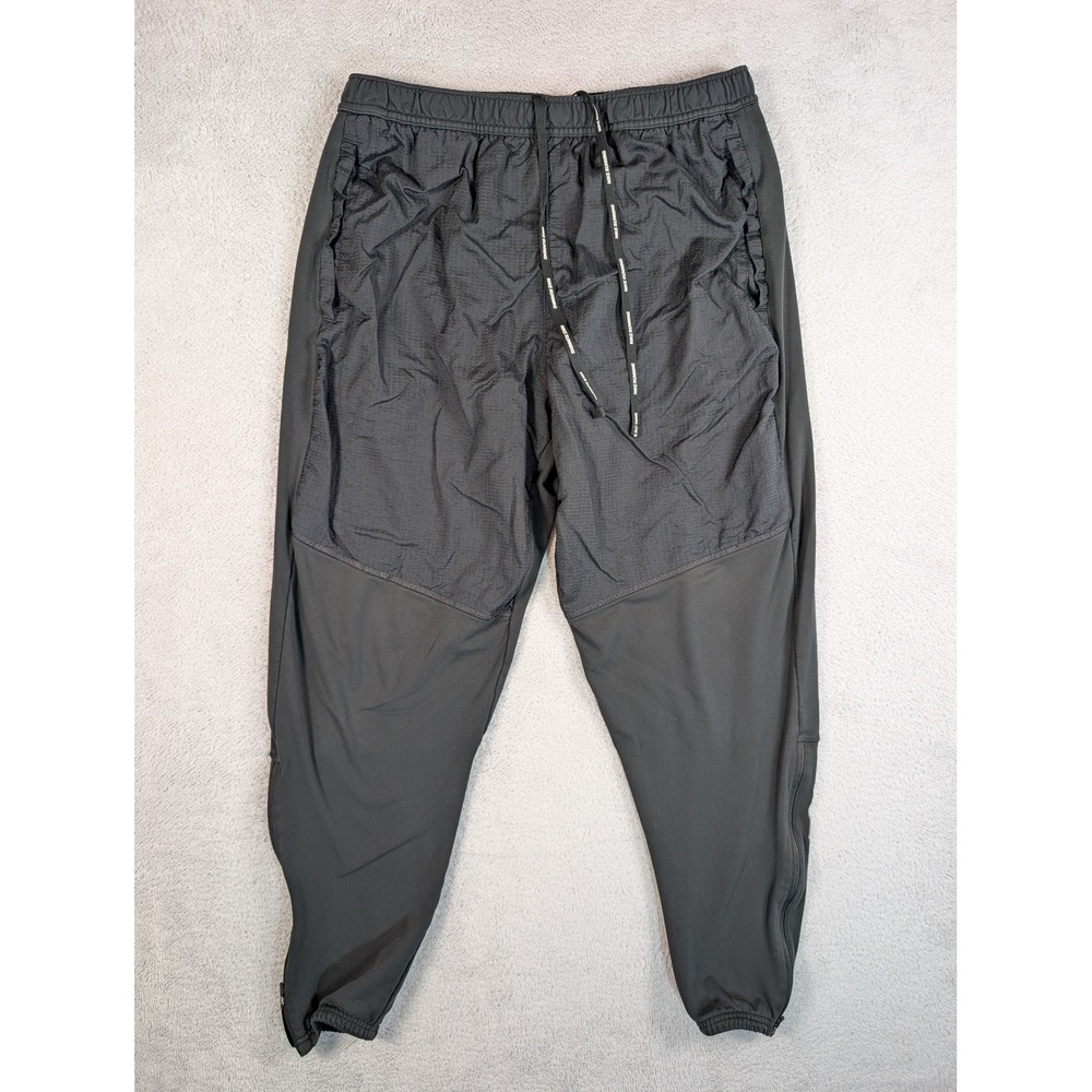 Nike Mens Therma Essential Running Pants Black Fleece Hybrid CU5518-010 Size M